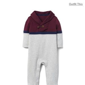 Janie and Jack colorblock one piece. 6-12 months